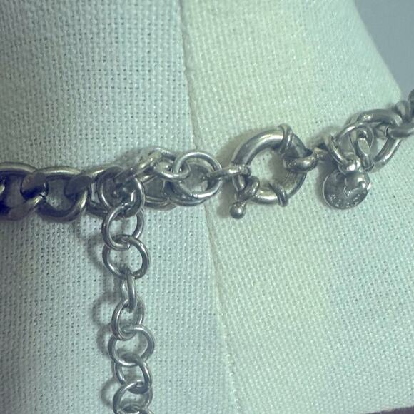 J Crew Blue Green Statement Necklace Retro Summer Casual Resort Preppy Vacation - Picture 8 of 9